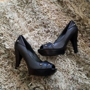 BCBG Black 4 1/2 Inch Heels